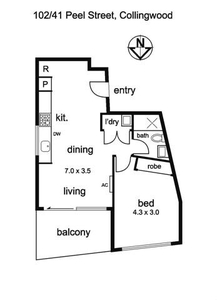 1 Bedroom Apartment Collingwood Victoria