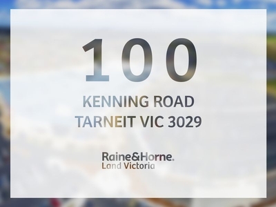 100 Kenning Road, Tarneit, VIC 3029