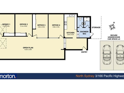 3/166 Pacific Highway , North Sydney, NSW 2060