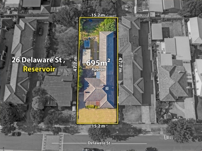 Prime Real Estate Opportunity in Reservoir - Land approx 695m2