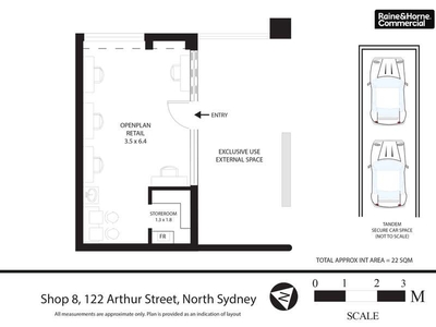 Shop 8, 122 Arthur Street , North Sydney, NSW 2060