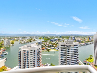 Price Reduced for Quick Sale! Two-Bedroom Apartment with Main River Views in the Heart of Surfers Paradise in Chevron Renaissance