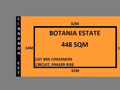 Lot 806 Cinnamon Circuit, Fraser Rise, VIC 3336