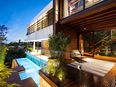 Beachside trophy home showcasing architectural excellence and world class views