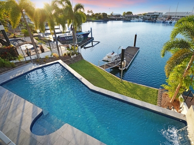 Luxury marina-front home in prestigious Cullen Bay. Ultimate waterfront package!